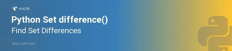 difference() header image