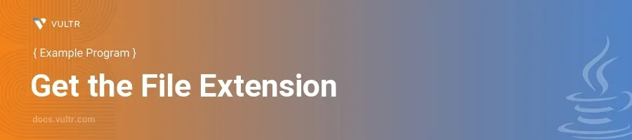 Get the file extension header image
