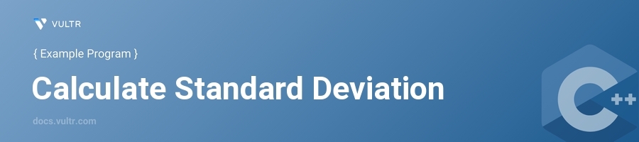 Calculate standard deviation header image