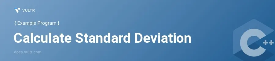 Calculate standard deviation header image