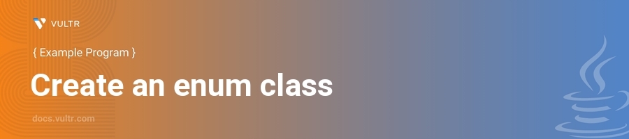 Create an enum class header image