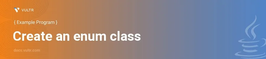 Create an enum class header image