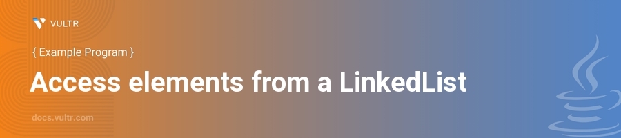 Access elements from a linkedlist header image