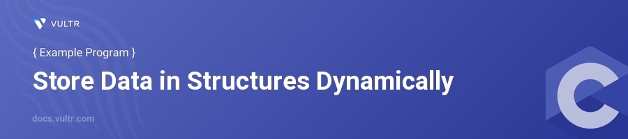 Store data in structures dynamically header image