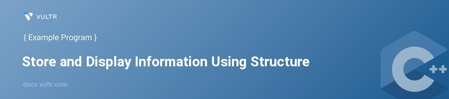 Store and display information using structure header image