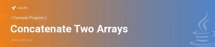 Concatenate two arrays header image