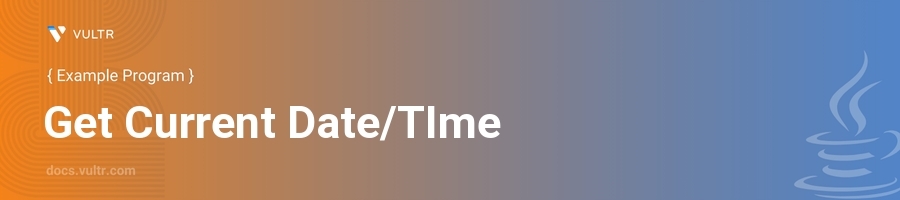 Get current date/time header image