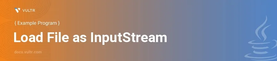 Load file as inputstream header image