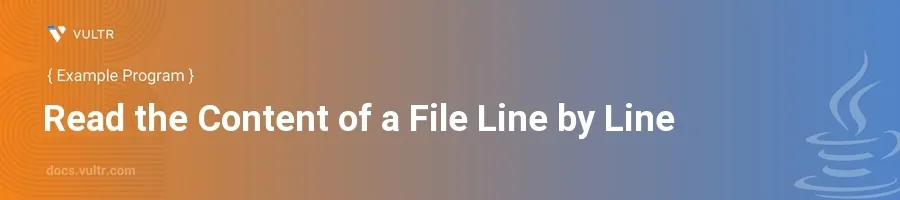 Read the content of a file line by line header image