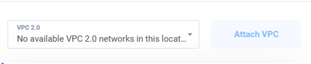 Attach VPC 2.0
