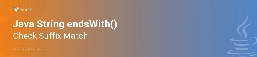 endsWith() header image