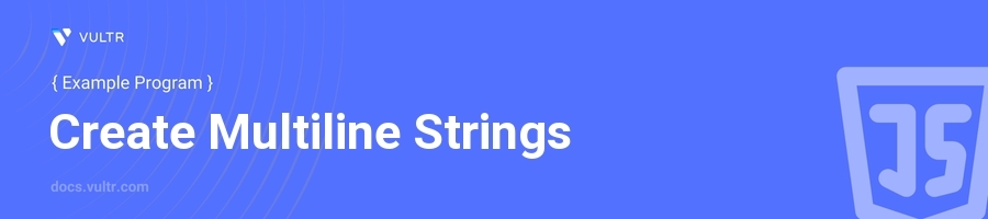 Create multiline strings header image