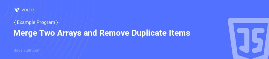 Merge two arrays and remove duplicate items header image