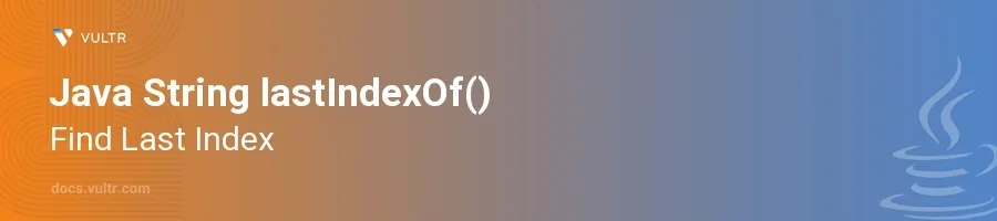 lastIndexOf() header image