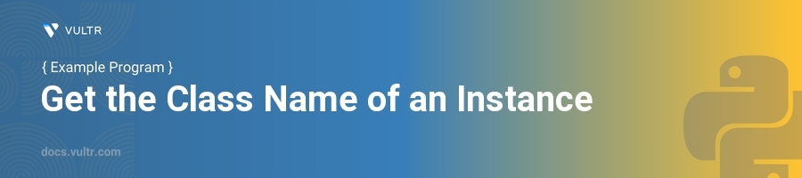 Get the class name of an instance header image