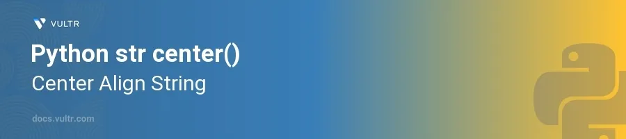 center() header image