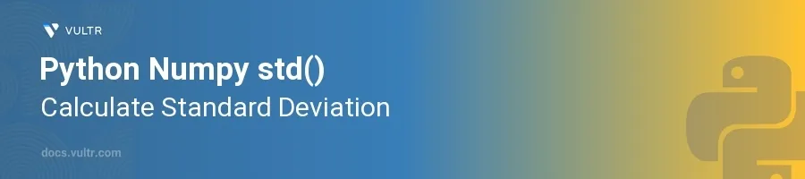 std() header image