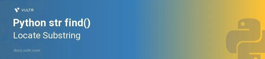 find() header image