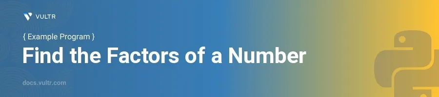 Find the factors of a number header image