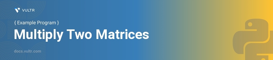 Multiply two matrices header image