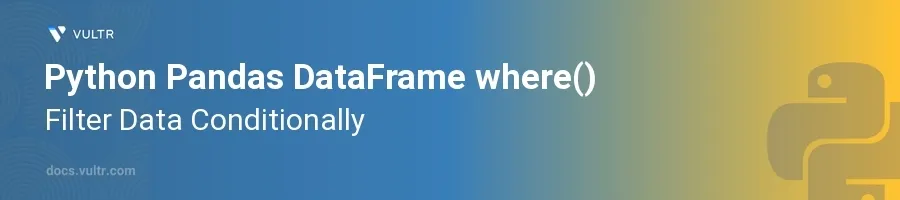 where() header image