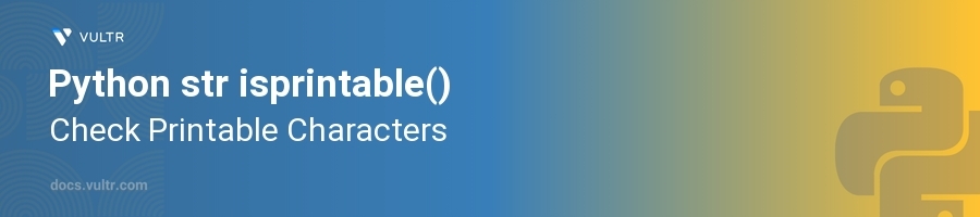 isprintable() header image