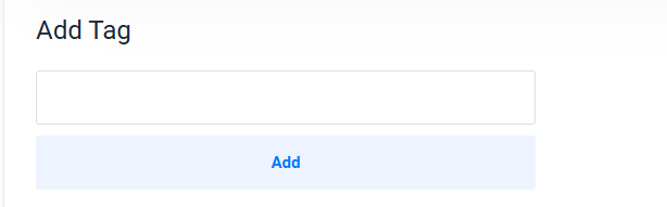 Add new tag