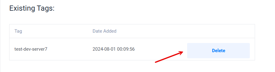 Remove an Instance Tag