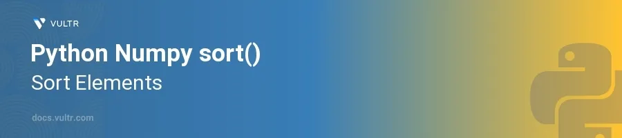 sort() header image