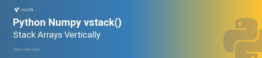 vstack() header image