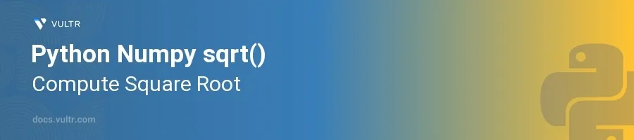 sqrt() header image