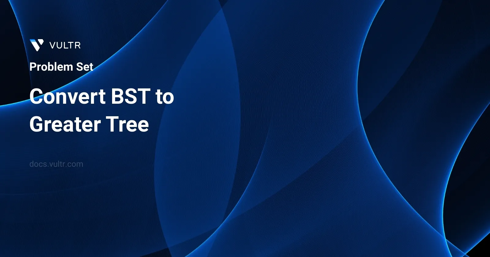 Convert BST to Greater Tree header image