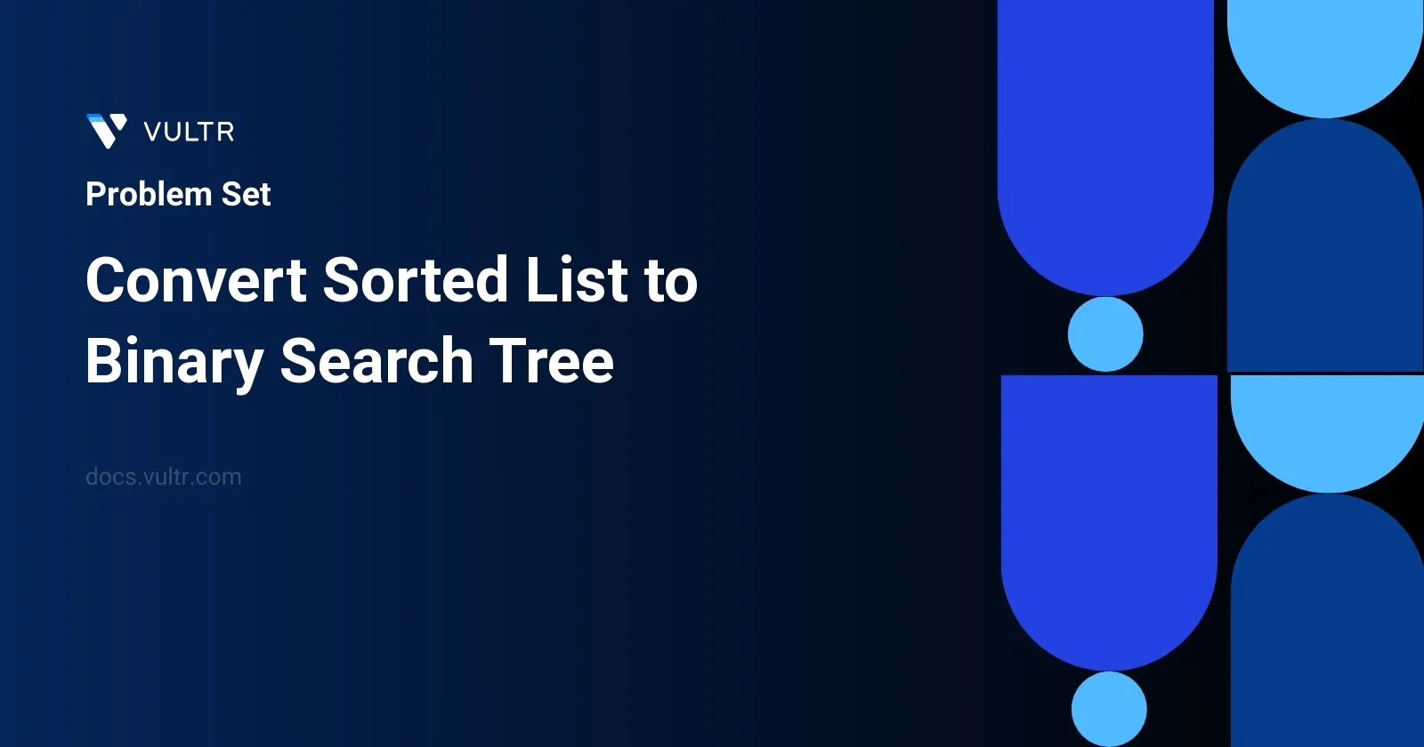 Convert Sorted List to Binary Search Tree header image