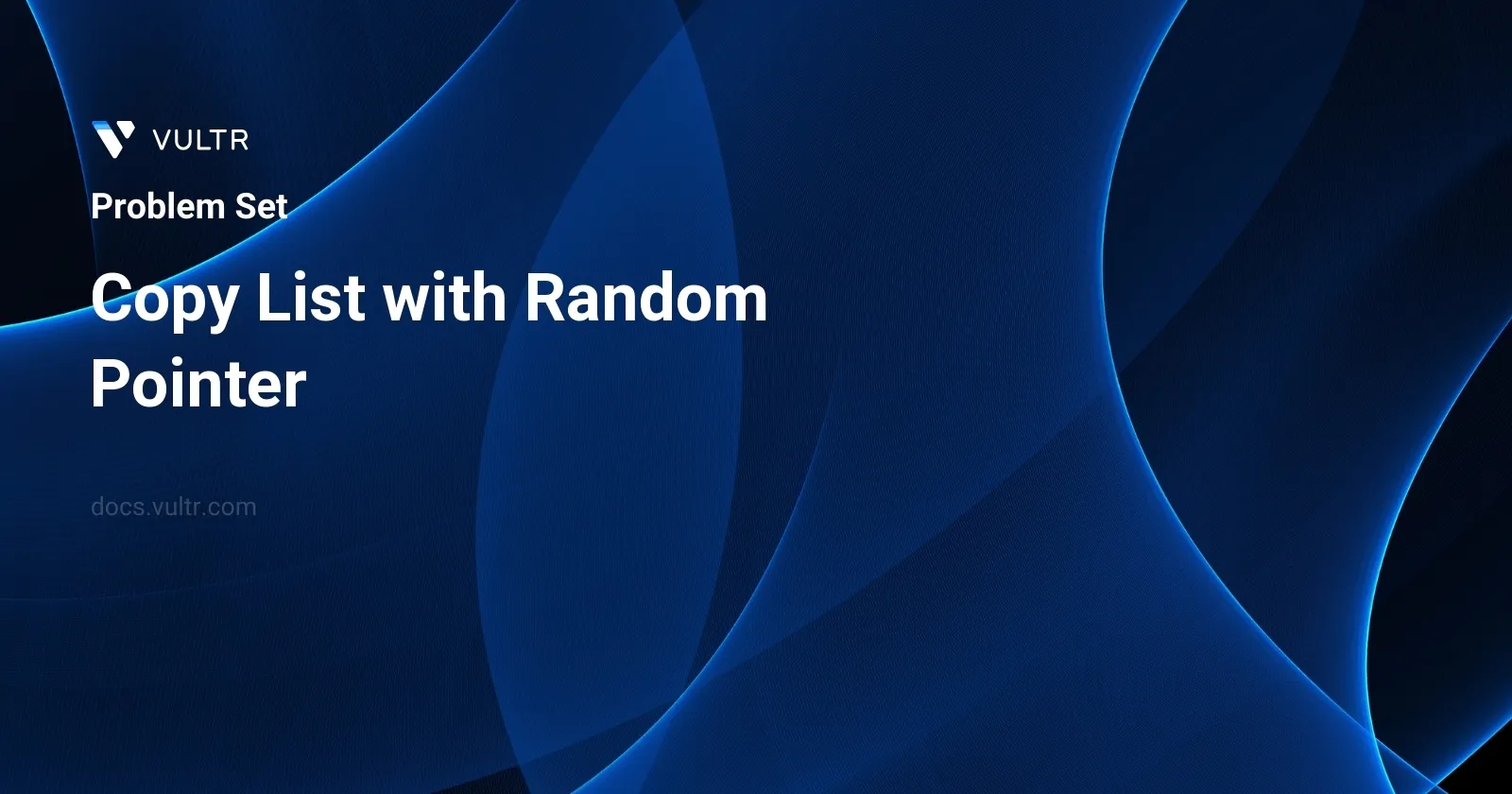 Copy List with Random Pointer header image