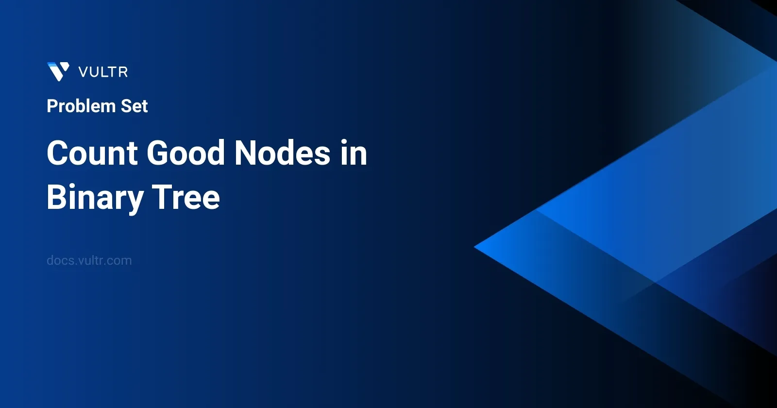 Count Good Nodes in Binary Tree header image
