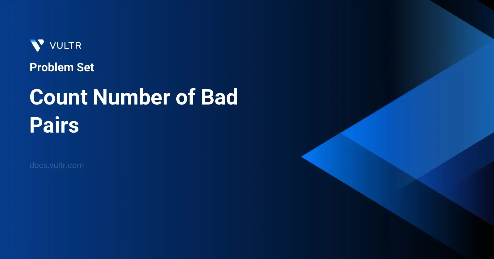 Count Number of Bad Pairs header image