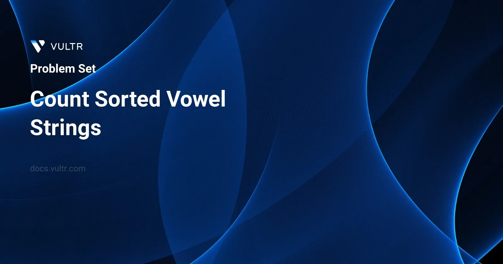 Count Sorted Vowel Strings header image