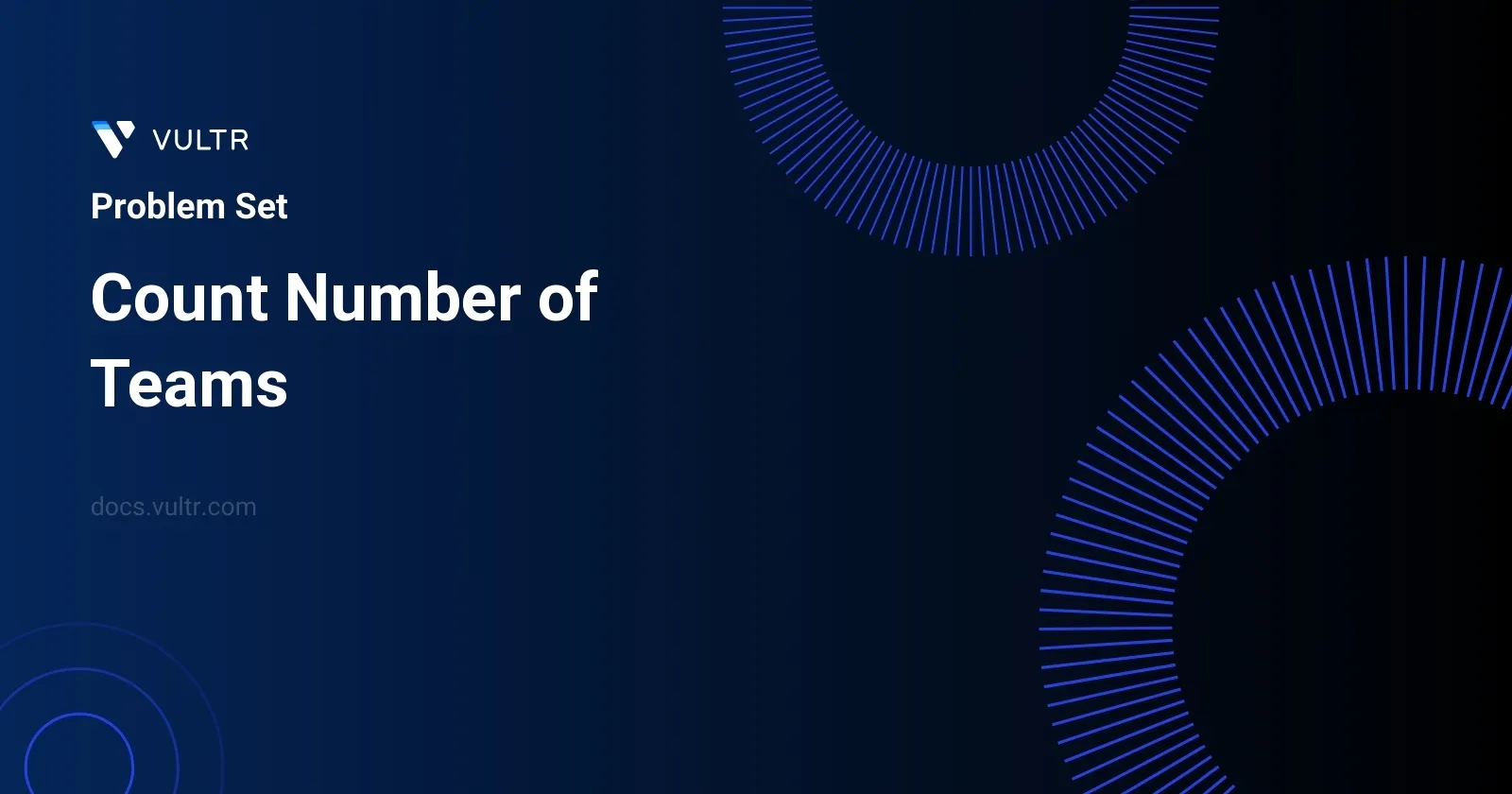 Count Number of Teams header image