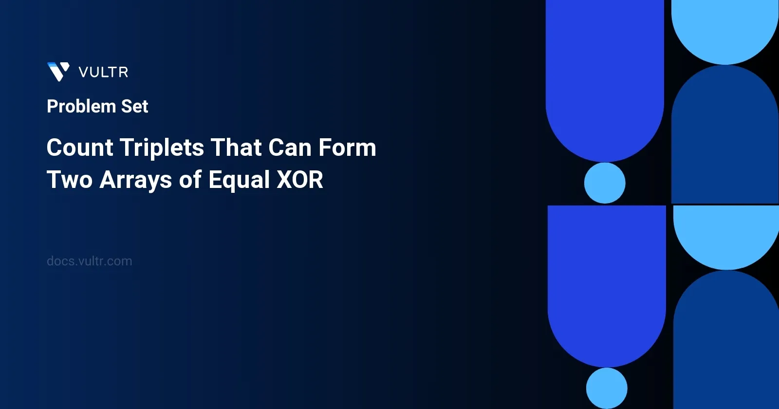 Count Triplets That Can Form Two Arrays of Equal XOR header image