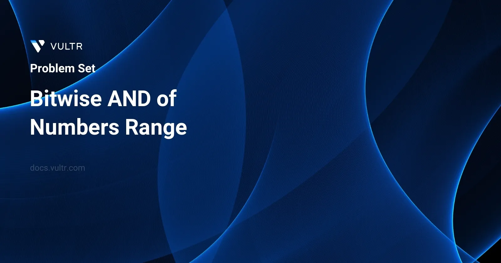 Bitwise AND of Numbers Range header image