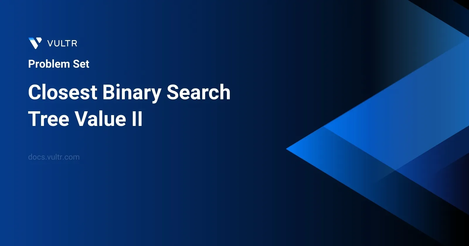 Closest Binary Search Tree Value II header image