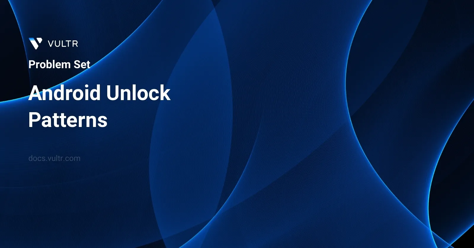 Android Unlock Patterns header image