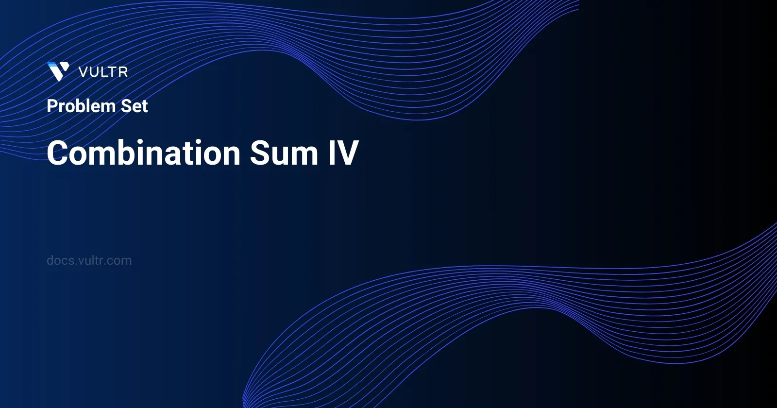 Combination Sum IV header image