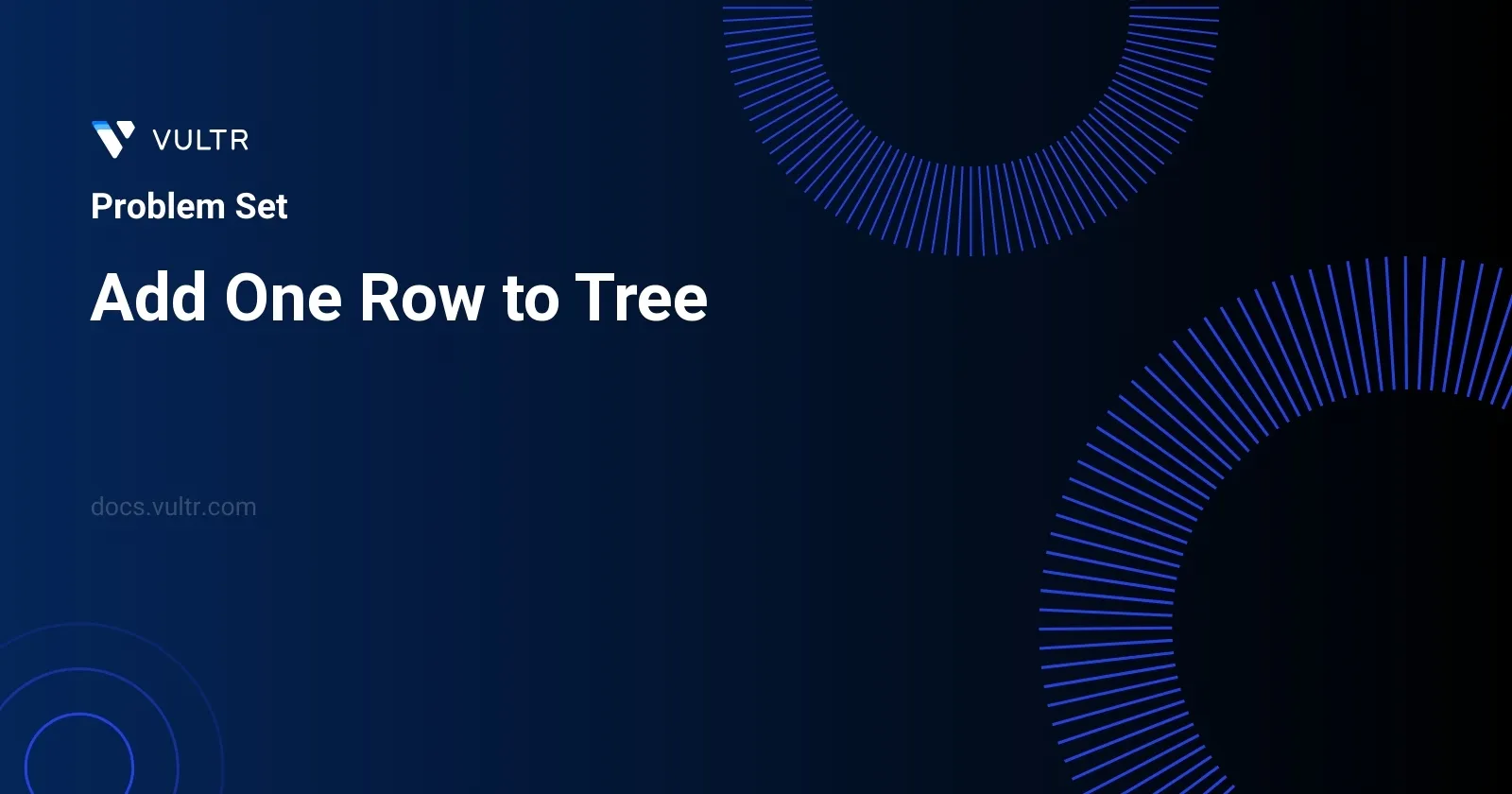 Add One Row to Tree header image
