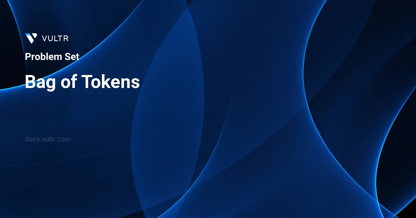 Bag of Tokens header image