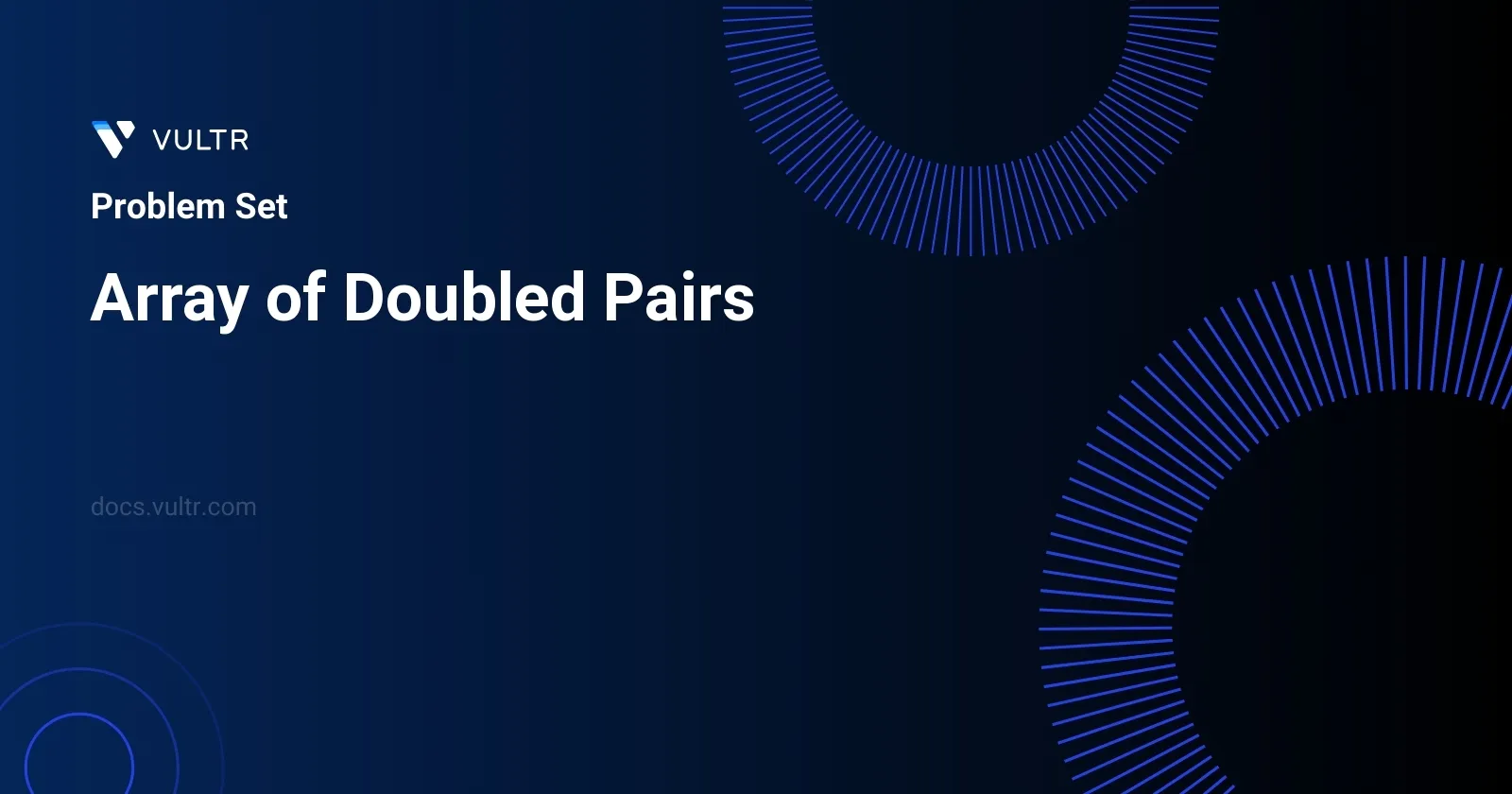 Array of Doubled Pairs header image