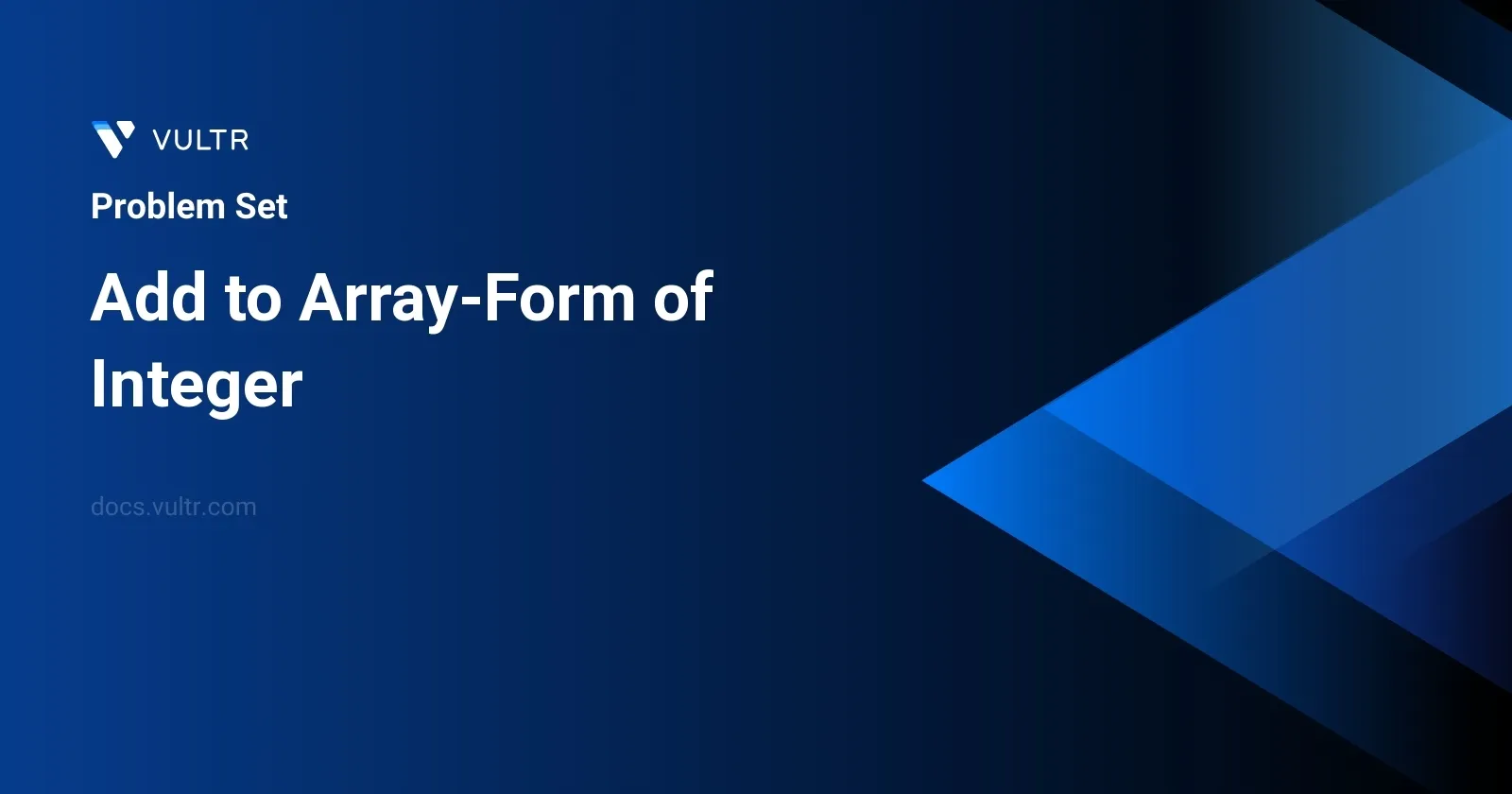 Add to Array-Form of Integer header image