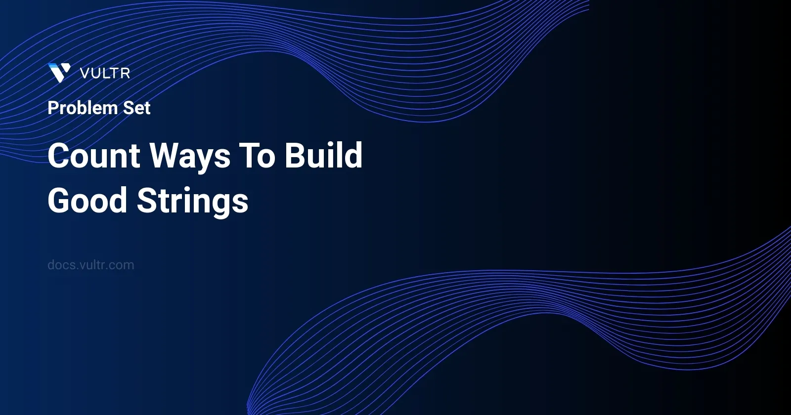 Count Ways To Build Good Strings header image