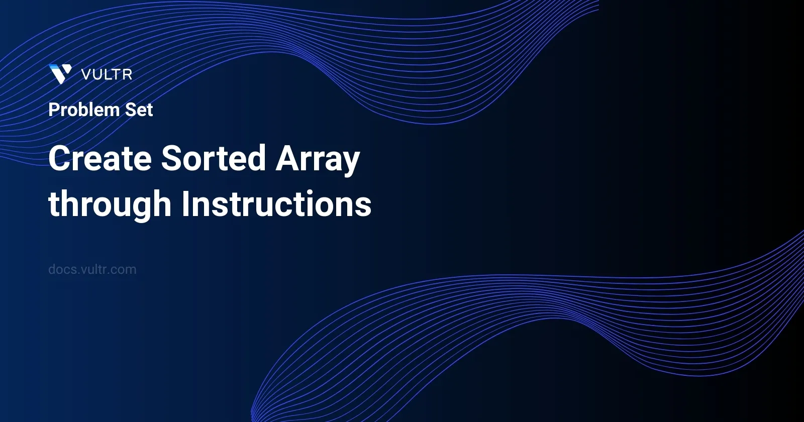 Create Sorted Array through Instructions header image