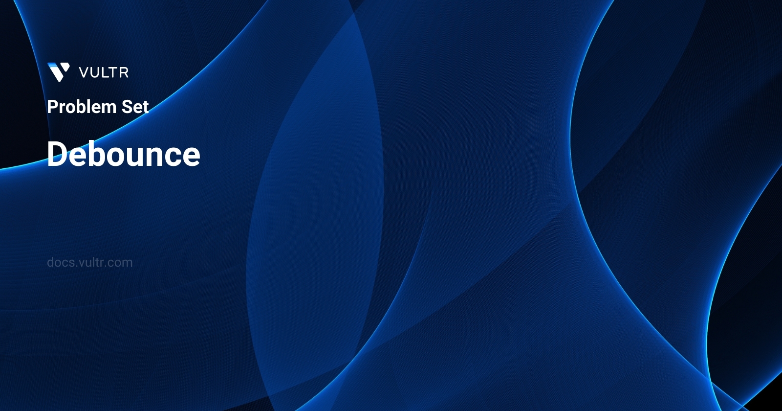 Debounce header image